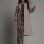 Płaszcz elegancki Matius beżowy