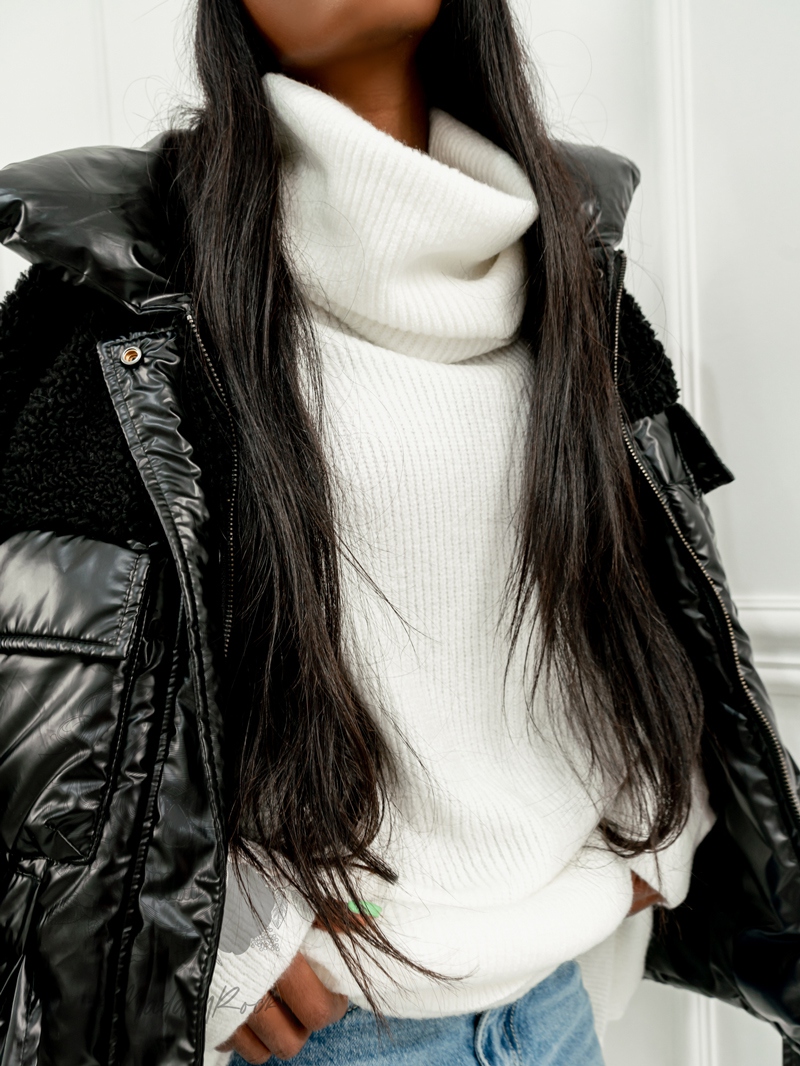 Sweter golf oversize Haat Biały