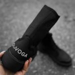 Workery damskie wiązane PASSION OLAVOGA czarne