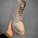 Workery damskie wiązane PASSION OLAVOGA beżowe