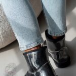 Śniegowce transparentne Madam Mount czarne