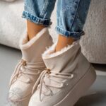 Śniegowce Madam Fiffo beżowe