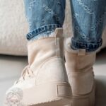 Śniegowce Madam Fiffo beżowe