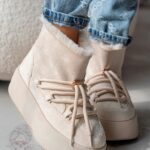 Śniegowce Madam Fiffo beżowe