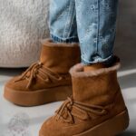 Śniegowce Madam Fiffo karmelowe