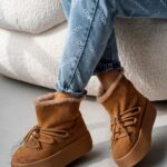 Śniegowce Madam Fiffo karmelowe