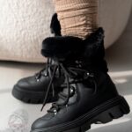 Botki śniegowce Madam Monnte czarne