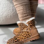 Botki skórzane Madam Hooilo karmelowe