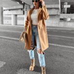 Płaszcz jesienny LOVER OLAVOGA karmelowy