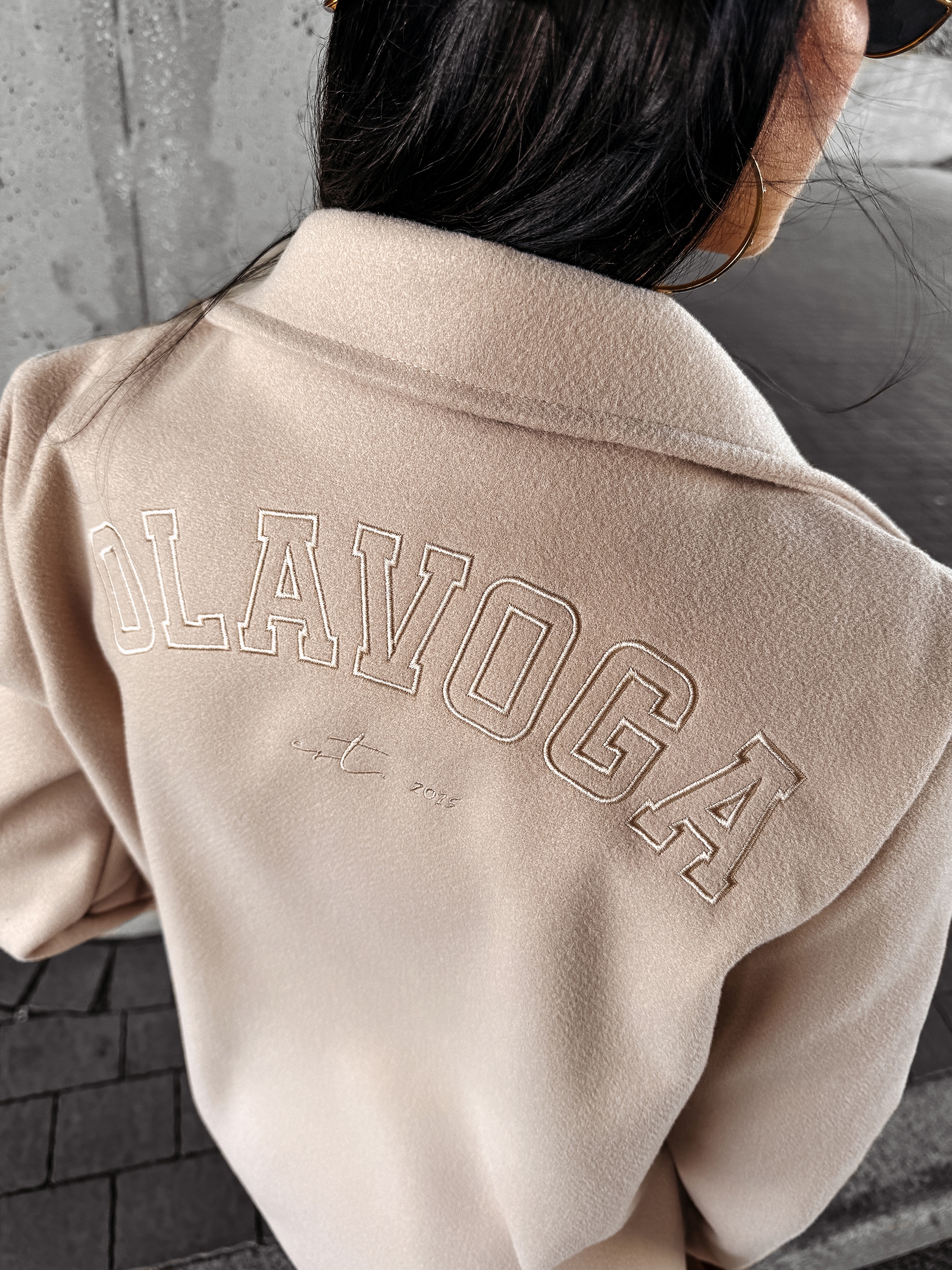 Płaszcz jesienny LOVER OLAVOGA beżowy