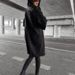 Płaszcz jesienny LOVER OLAVOGA czarny