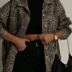 Koszula jeansowa Lopard panterka