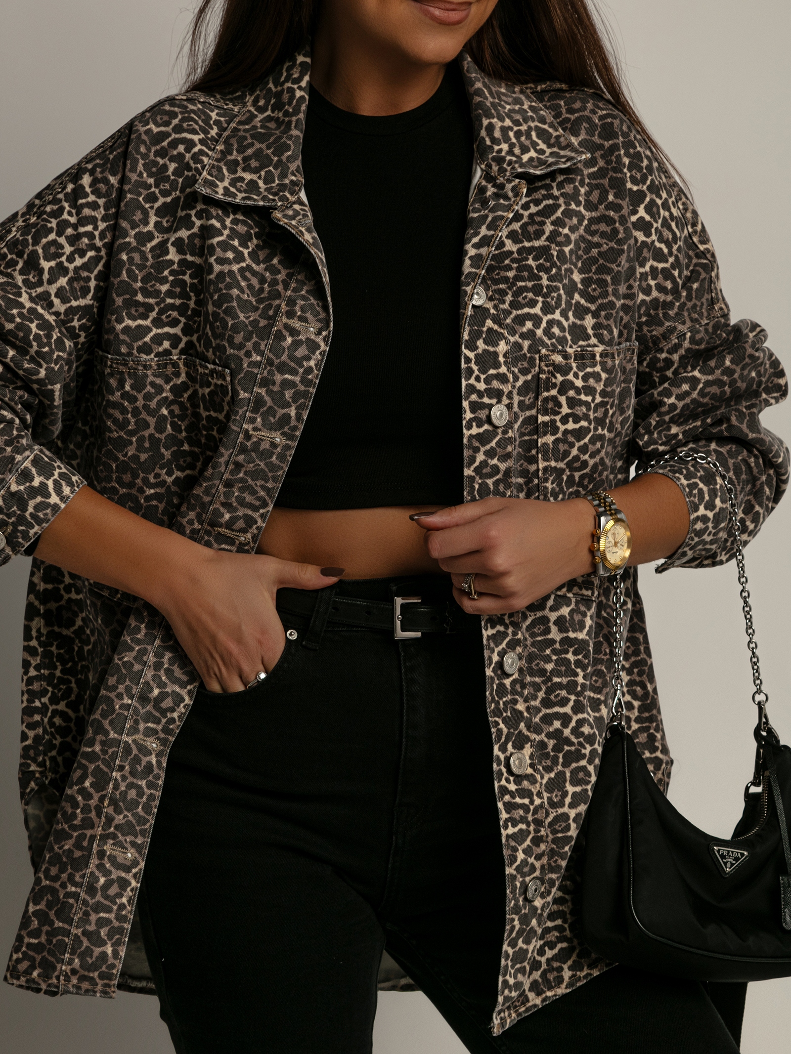 Koszula jeansowa Lopard panterka Koszula jeansowa Lopard panterka