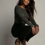 Bluzka prążkowana Unegor szara