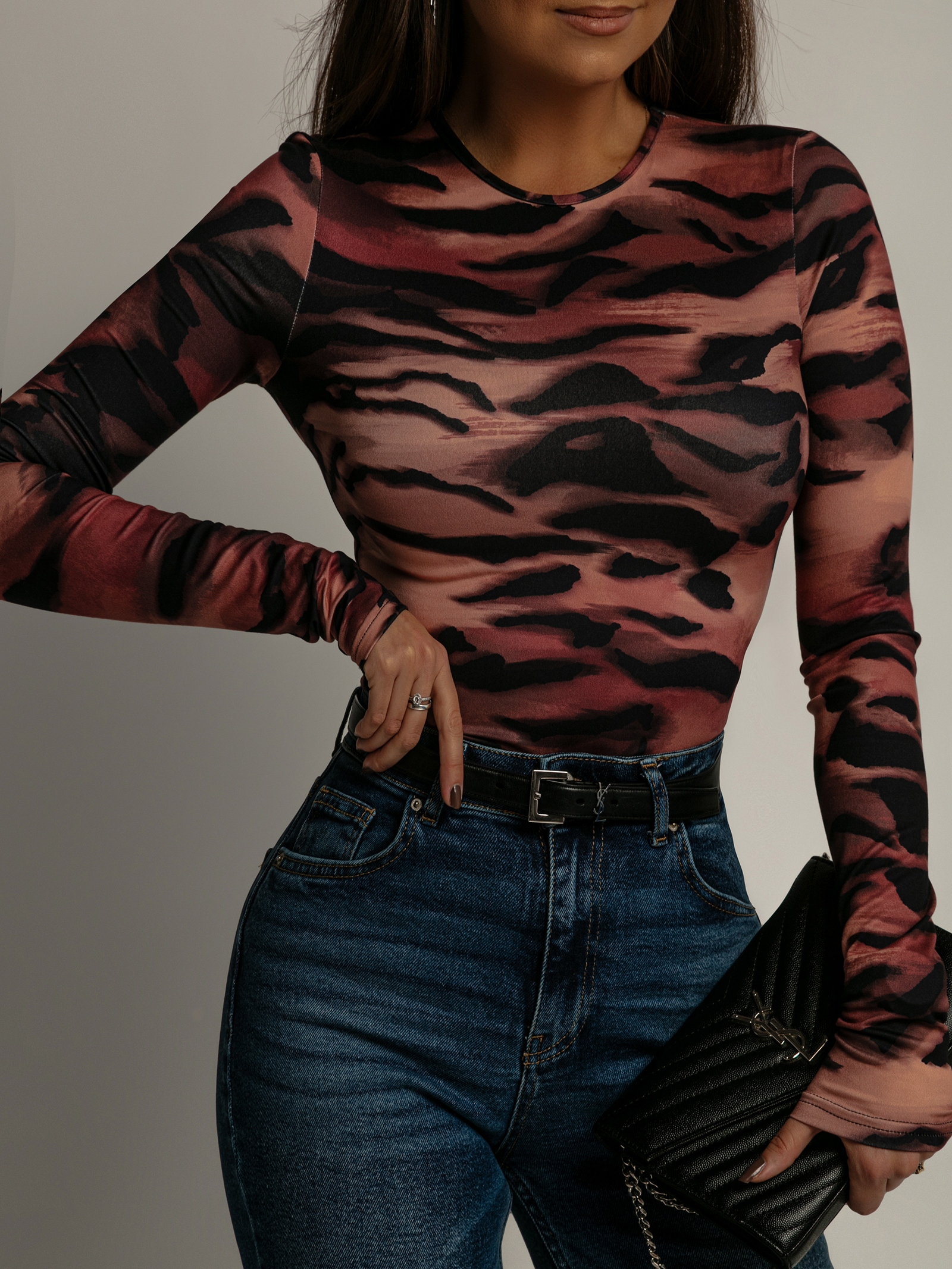 Body elastyczne Deture red tygrys Body elastyczne Deture red tygrys