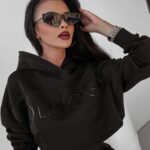 Bluza bawełniana MIRAGE OLAVOGA czarna