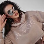 Bluza bawełniana MIRAGE OLAVOGA beżowa