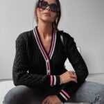 Kardigan rozpinany TARYN OLAVOGA czarny