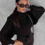 Sweter z półgolfem OSLO OLAVOGA czarny