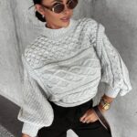 Sweter z półgolfem OSLO OLAVOGA szary