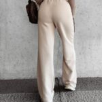 Spodnie dresowe bawełniane CIERRA OLAVOGA beżowe