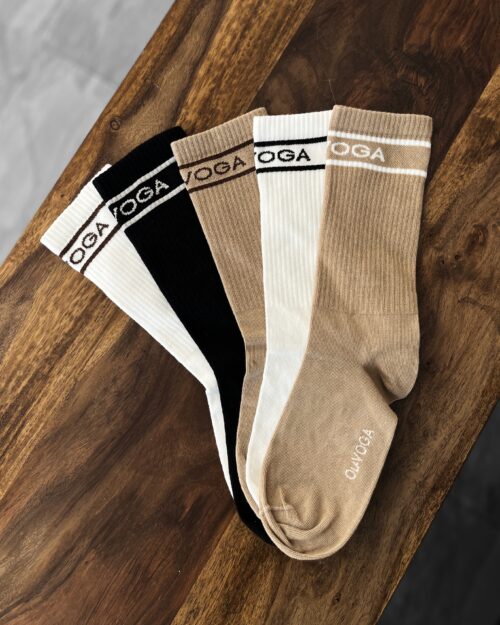 Skarpetki damskie za kostkę DAGITI OLAVOGA beż-ecru