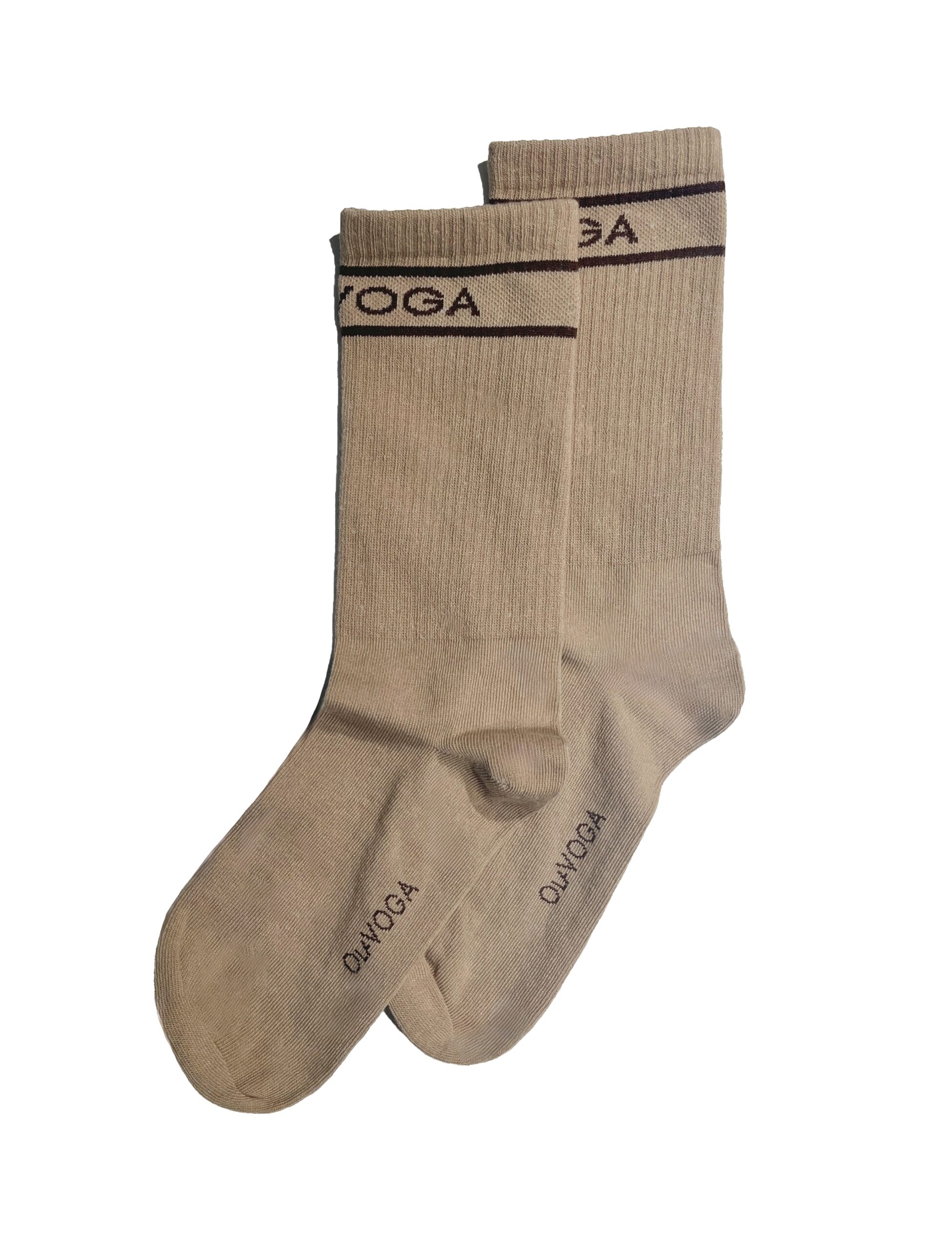 Skarpetki damskie za kostkę DAGITI OLAVOGA beż-brąz