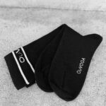 Skarpetki damskie za kostkę DAGITI OLAVOGA czarny-ecru