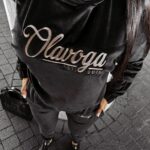 Dres damski welurowy VERA OLAVOGA czarny