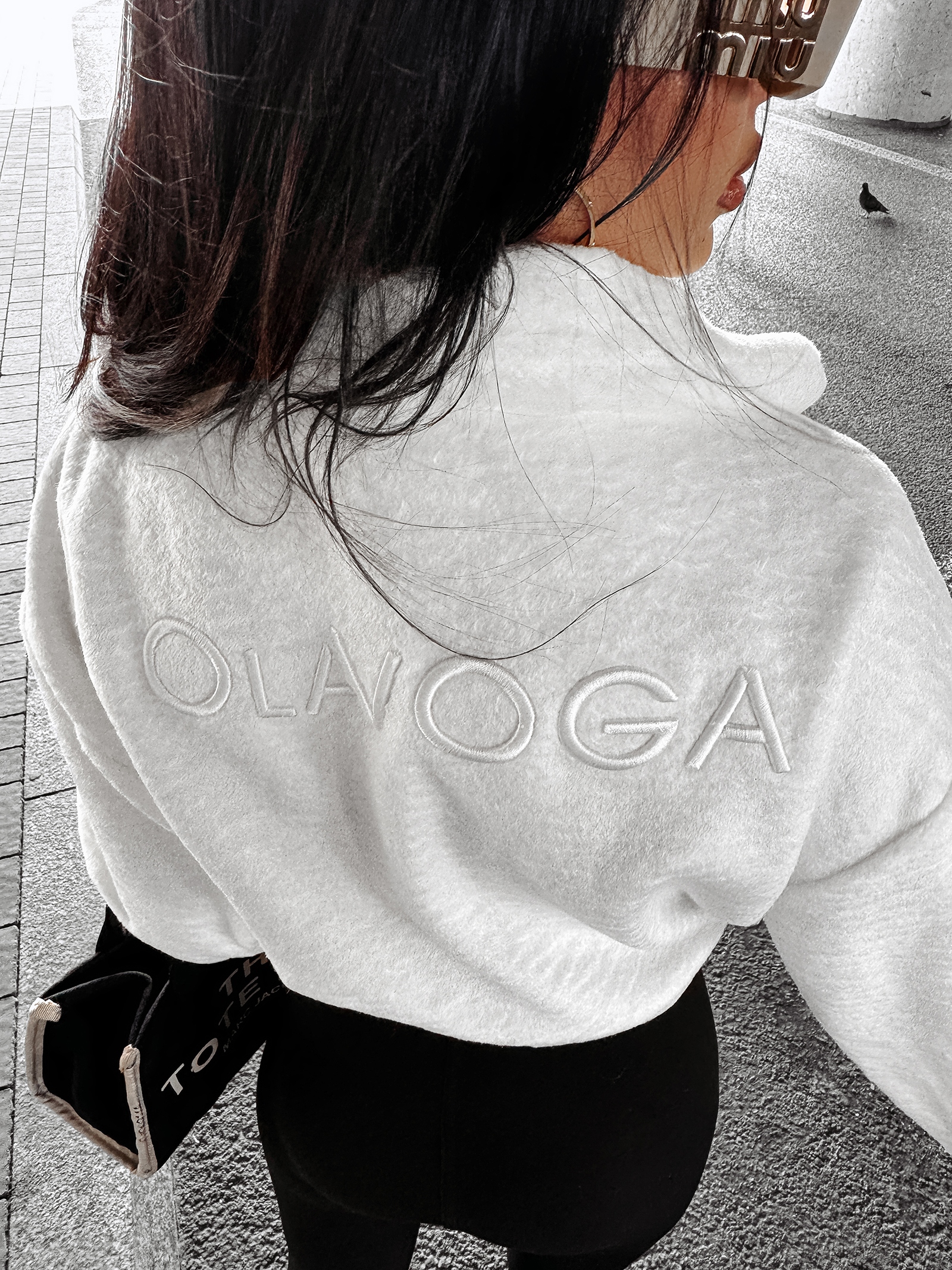 Kurtka damska z futerkiem STAR OLAVOGA ecru