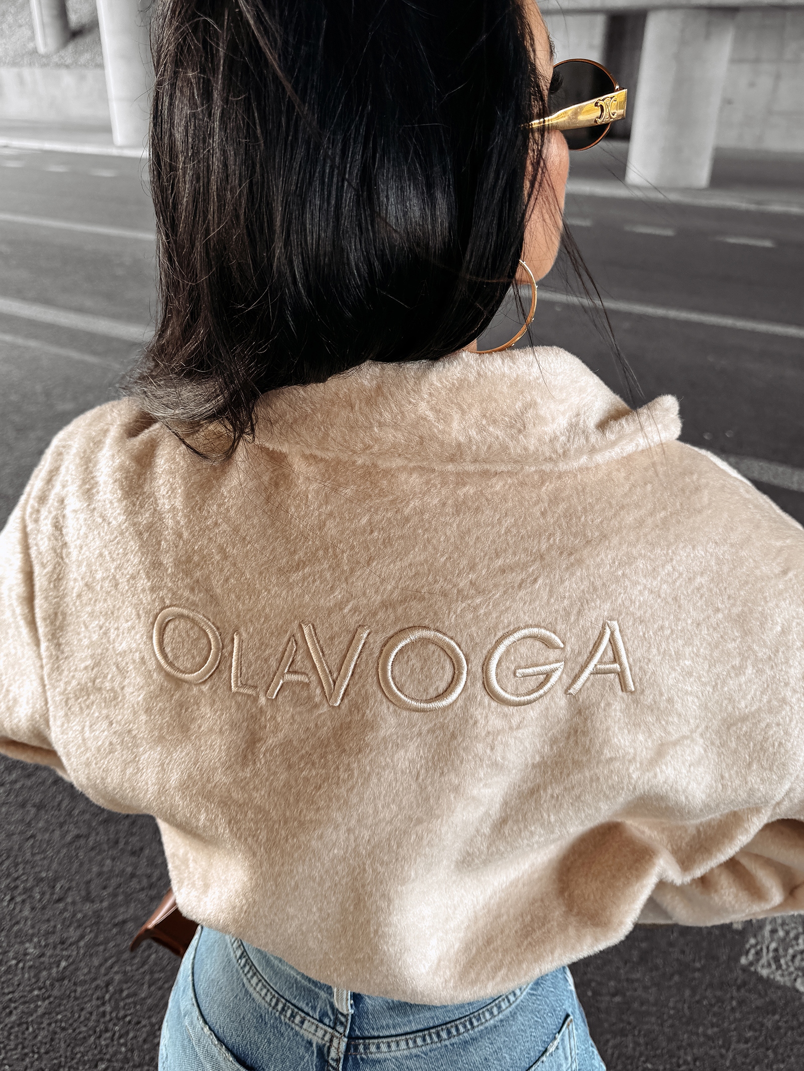 Kurtka damska z futerkiem STAR OLAVOGA beżowa Kurtka damska z futerkiem STAR OLAVOGA beżowa