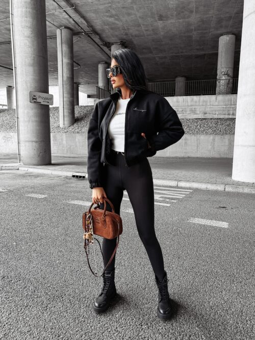 Kurtka przejściowa bomberka BOMB OLAVOGA czarna