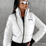 Kurtka puchowa bomber OLVERA OLAVOGA ecru