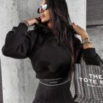 Bluza z kapturem PIANCA OLAVOGA czarna