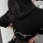 Bluza z kapturem PIANCA OLAVOGA czarna