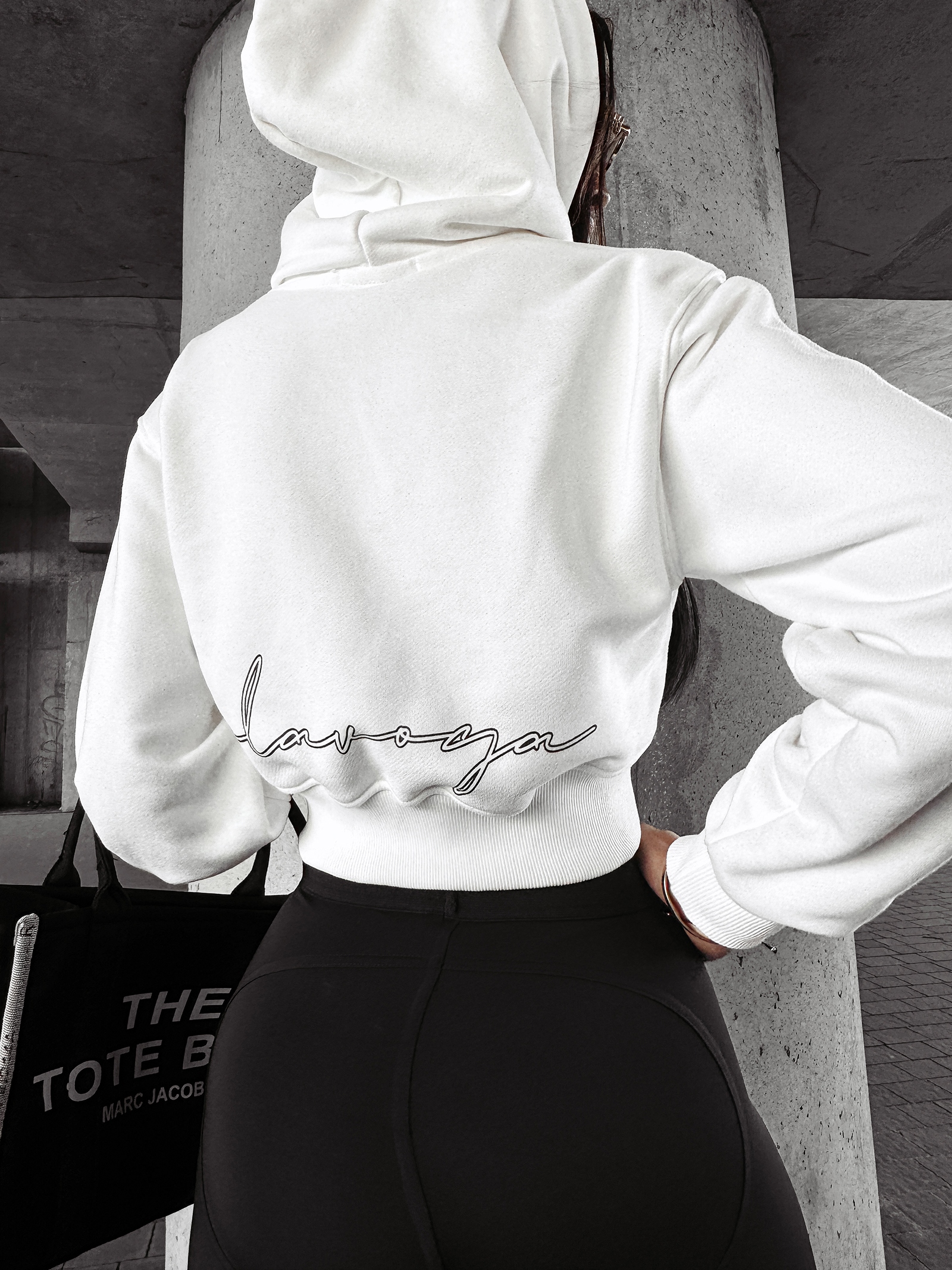 Bluza z kapturem PIANCA OLAVOGA ecru