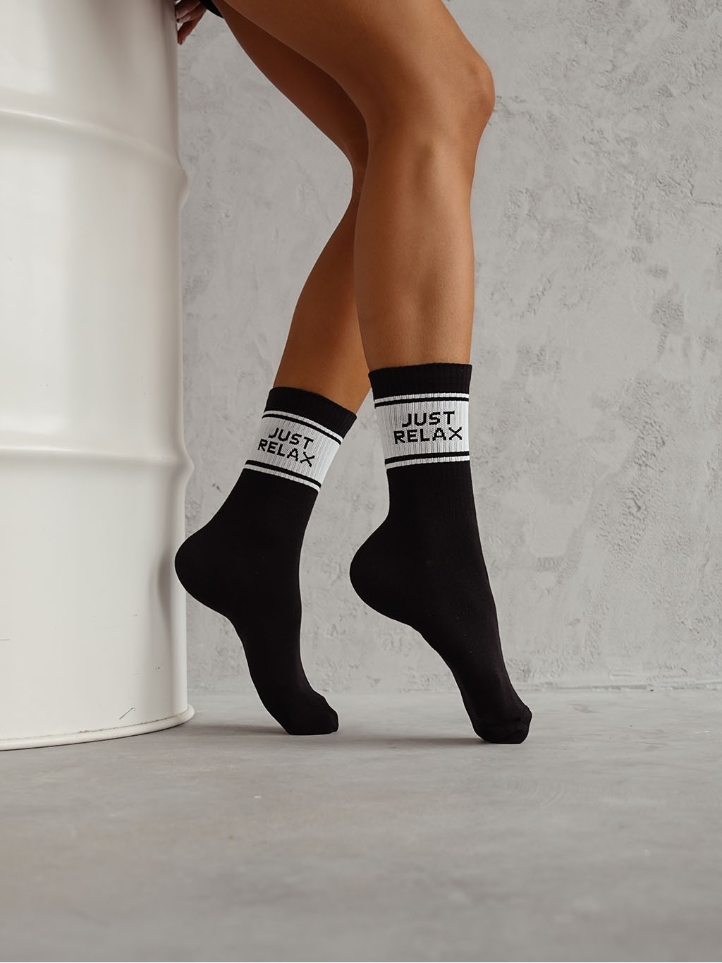 Skarpetki damskie JUST RELAX czarne