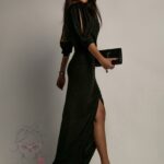 Sukienka brokatowa NB Ilusse czarna