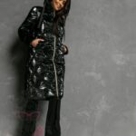 Kurtka pikowana Flamsho czarna