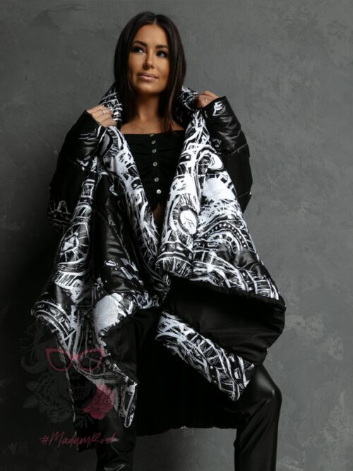 Kurtka asymetryczna MC Omelio czarna