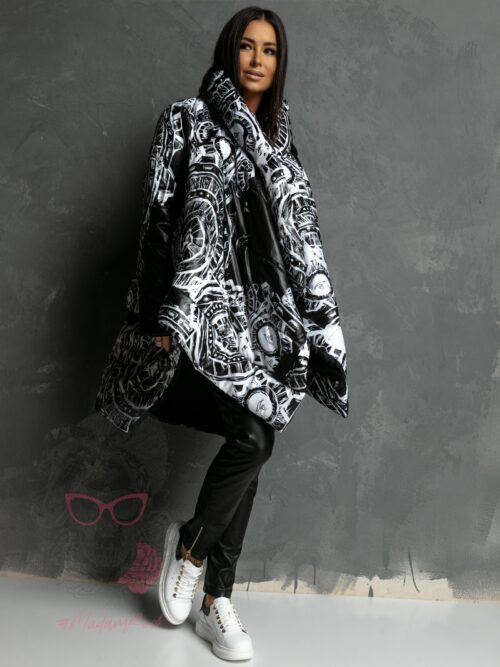 Kurtka asymetryczna MC Omelio czarna