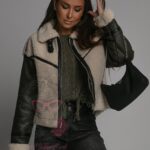 Kożuszek baranek Mijo khaki