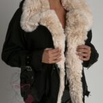 Kurtka z futrem Jaker czarna