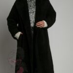 Płaszcz miś Teddy Coat czarny