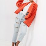 Kurtka z baranka MC BIST pomarańczowa