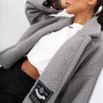 Kurtka z baranka MC BIST szara