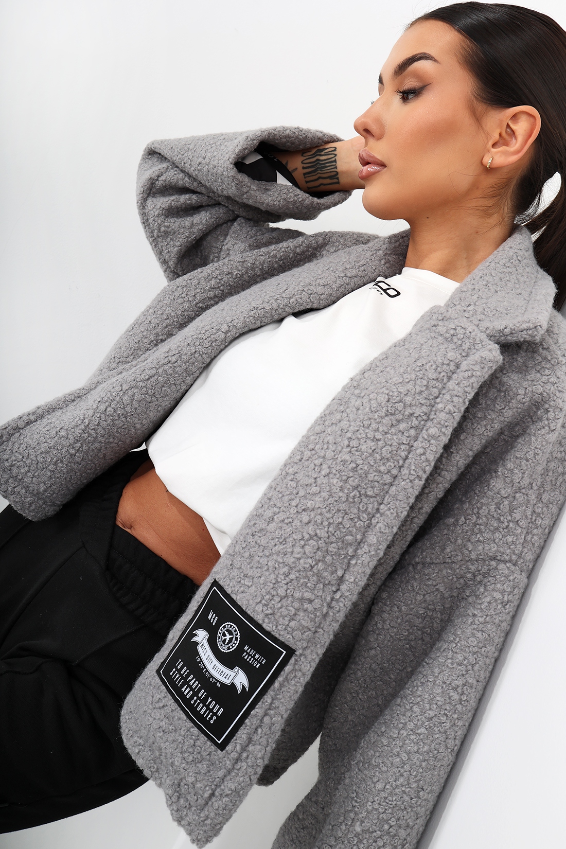 Kurtka z baranka MC BIST szara Kurtka z baranka MC BIST szara