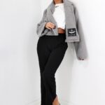 Kurtka z baranka MC BIST szara