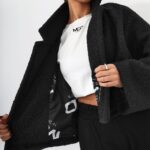 Kurtka z baranka MC BIST czarna