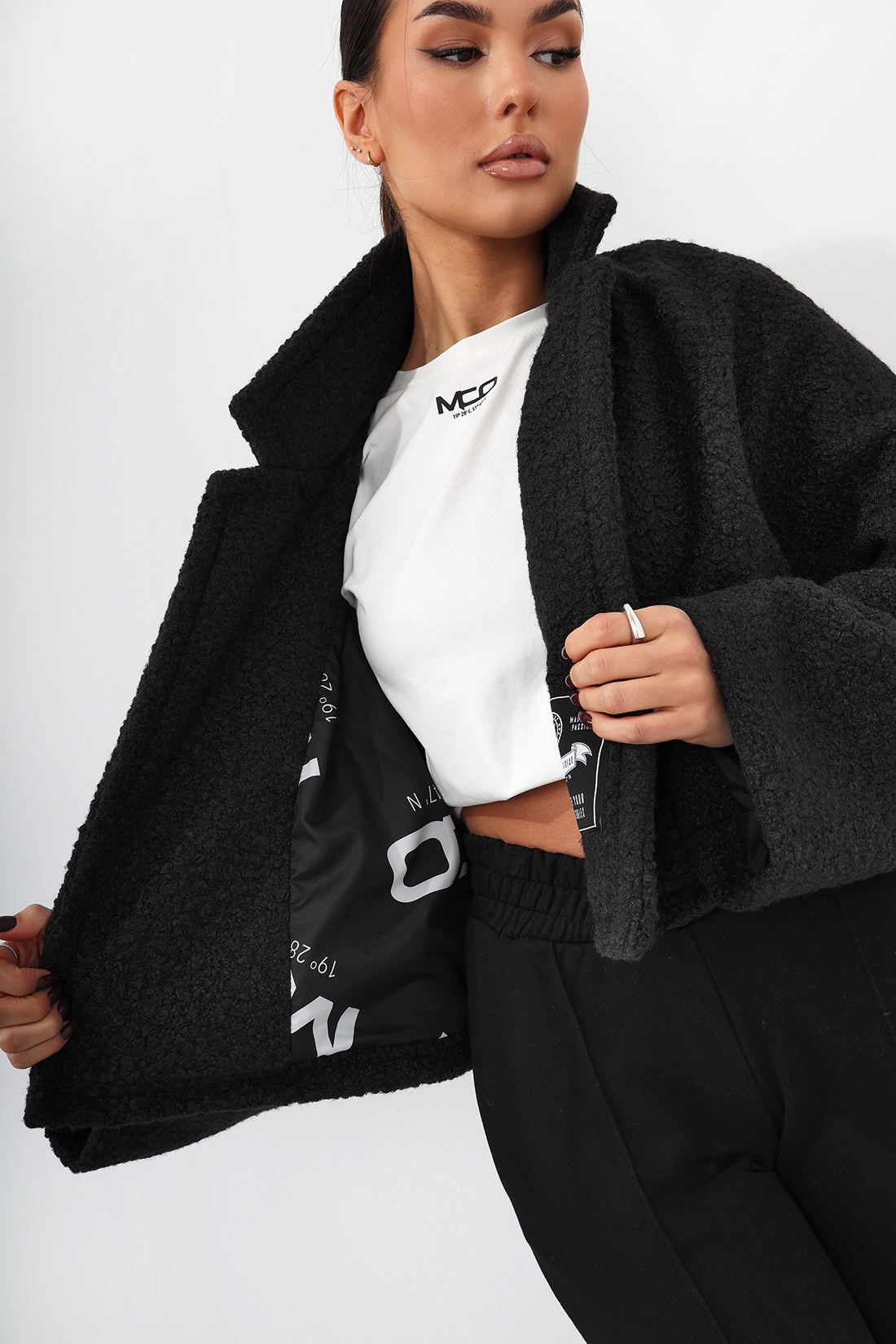 Kurtka z baranka MC BIST czarna Kurtka z baranka MC BIST czarna